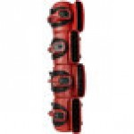 XPOWER X-600A-Red 3-Speed Air Mover with GFCI Power Outlets - 1/3 hp XPOWER X-600A-Red 3-Speed Air Mover with GFCI Power Outlets - 1/3 hp