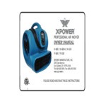 XPOWER X-600A-Red 3-Speed Air Mover with GFCI Power Outlets - 1/3 hp XPOWER X-600A-Red 3-Speed Air Mover with GFCI Power Outlets - 1/3 hp