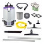 ProTeam GoFit® 6 PLUS 107711 6 Qt. Backpack Vacuum with 107463 15