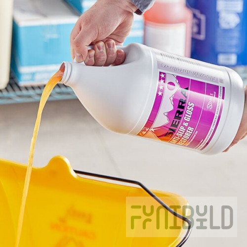Noble 1 gallon / 128 oz. Concentrated Anti-Slip & Gloss Restorer Floor Finish