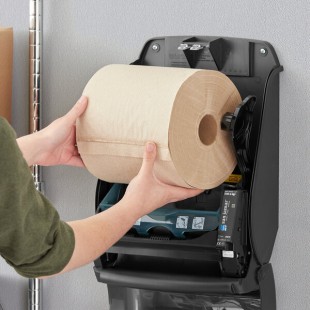 Tork Universal Embossed Natural Kraft 1-Ply Paper Towel Roll H21, 800 Feet / Roll - 6/Case Tork Universal Embossed Natural Kraft 1-Ply Paper Towel Roll H21, 800 Feet / Roll - 6/Case