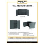 Durham Mfg 2 Adjustable Shelf Steel Aerosol Can Cabinet 061-95-ADJFS