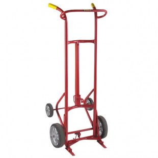 Wesco Industrial Products 1,000 lb. Deluxe Series 4 Wheel Steel Drum Truck with (2) 10