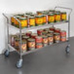 Regency Stainless Steel Two Shelf Utility Cart - 24