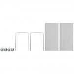Regency Stainless Steel Two Shelf Utility Cart - 24