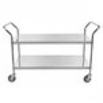 Regency Stainless Steel Two Shelf Utility Cart - 24