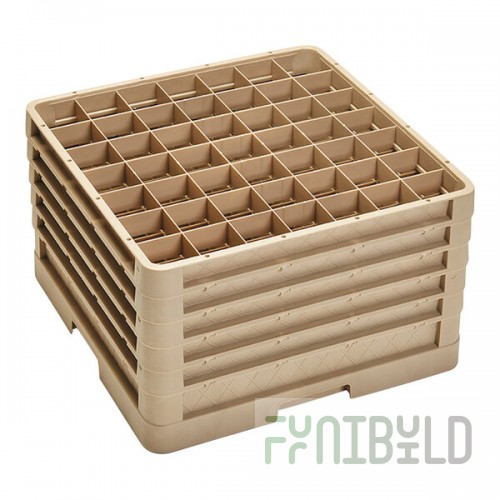 Vollrath CR9EEEEE Traex® 49 Compartment Beige Full-Size Closed Wall 11