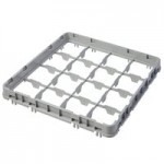 Cambro 16E1151 Camrack 16 Compartment Soft Gray Full Drop Full Size Camrack Extender - 19 5/8