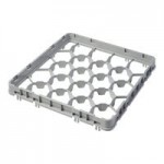 Cambro 16E1151 Camrack 16 Compartment Soft Gray Full Drop Full Size Camrack Extender - 19 5/8