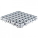 Cambro 16E1151 Camrack 16 Compartment Soft Gray Full Drop Full Size Camrack Extender - 19 5/8