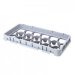 Cambro 16E1151 Camrack 16 Compartment Soft Gray Full Drop Full Size Camrack Extender - 19 5/8