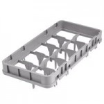 Cambro 16E1151 Camrack 16 Compartment Soft Gray Full Drop Full Size Camrack Extender - 19 5/8