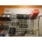 Metro GS1836K3 SmartWall G3 Metroseal Green Grid Shelf with Retaining Ledge - 18 Metro GS1836K3 SmartWall G3 Metroseal Green Grid Shelf with Retaining Ledge - 18