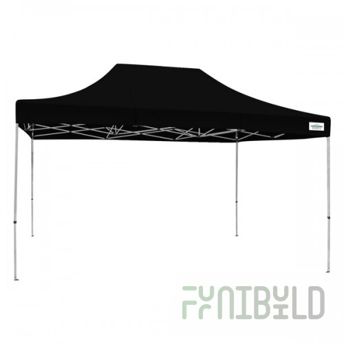 Caravan Canopy 21503805050 Magnum II 15' x 10' Black Instant Canopy Basic Kit