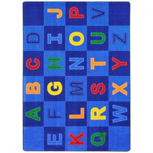 Joy Carpets Kid Essentials Patchwork Letters 10' 9