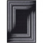 Abani Parker Collection 4' x 6' Blue Modern Zig Zag Area Rug Abani Parker Collection 4' x 6' Blue Modern Zig Zag Area Rug