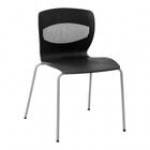 Flash Furniture Hercules Gray Mid-Back Ergonomic Stacking Chair with Silver Steel Frame and Lumbar Support Flash Furniture Hercules Gray Mid-Back Ergonomic Stacking Chair with Silver Steel Frame and Lumbar Support