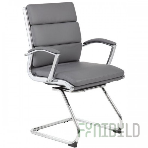 Boss B9479-GY Gray CaressoftPlus Executive Guest Chair