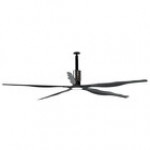 Schwank MonsterFans Style Series MF-ST10-WH 10' White Commercial Ceiling Fan with Key Pad Controls