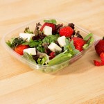Sabert 18032B300 Bowl2 32 oz. Clear PET Square Deli / Catering Bowl - 300/Case Sabert 18032B300 Bowl2 32 oz. Clear PET Square Deli / Catering Bowl - 300/Case