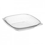 Dart PP2464BDL PresentaBowls Pro Vented Clear Square Lid for 24, 32, 48, and 64 oz. Square Plastic Bowls - 252/Case Dart PP2464BDL PresentaBowls Pro Vented Clear Square Lid for 24, 32, 48, and 64 oz. Square Plastic Bowls - 252/Case