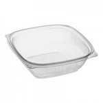 Dart PP2464BDL PresentaBowls Pro Vented Clear Square Lid for 24, 32, 48, and 64 oz. Square Plastic Bowls - 252/Case Dart PP2464BDL PresentaBowls Pro Vented Clear Square Lid for 24, 32, 48, and 64 oz. Square Plastic Bowls - 252/Case