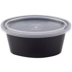 Pactiv Newspring E503-B ELLIPSO 3 oz. Black Oval Souffle / Portion Cup with Clear Lid - 500/Case Pactiv Newspring E503-B ELLIPSO 3 oz. Black Oval Souffle / Portion Cup with Clear Lid - 500/Case