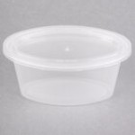 Pactiv Newspring E503-B ELLIPSO 3 oz. Black Oval Souffle / Portion Cup with Clear Lid - 500/Case Pactiv Newspring E503-B ELLIPSO 3 oz. Black Oval Souffle / Portion Cup with Clear Lid - 500/Case