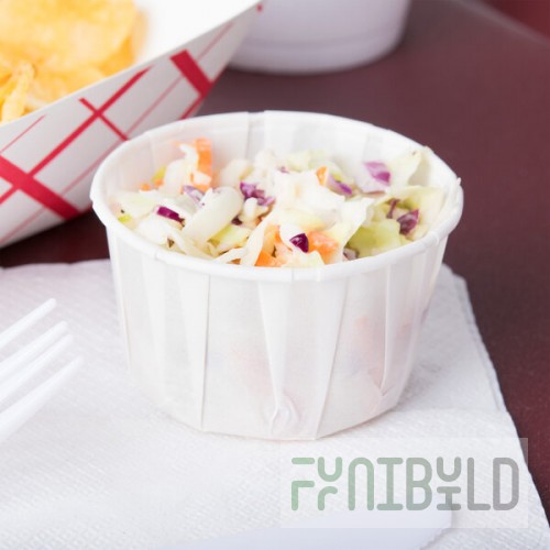 Solo SCC325 3.25 oz. White Paper Souffle / Portion Cup - 5,000/Case