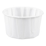 Solo SCC325 3.25 oz. White Paper Souffle / Portion Cup - 5,000/Case Solo SCC325 3.25 oz. White Paper Souffle / Portion Cup - 5,000/Case