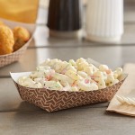 Carnival King #25 1/4 lb. Cornerstone Paper Food Tray - 1,000/Case Carnival King #25 1/4 lb. Cornerstone Paper Food Tray - 1,000/Case