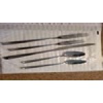 Acopa Monte Bianco 18/8 Stainless Steel Extra Heavy Weight Flatware 5 Piece Set - Sample Acopa Monte Bianco 18/8 Stainless Steel Extra Heavy Weight Flatware 5 Piece Set - Sample