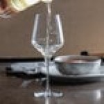 Reserve by Libbey Acura Prism 16 oz. Pour Control 8 oz. / 5 oz. Wine Glass - Sample