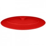 RAK Porcelain Chef's Fusion 40 oz. Ember Red Porcelain Frying Pan - 6/Case