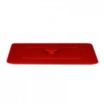 RAK Porcelain Chef's Fusion 40 oz. Ember Red Porcelain Frying Pan - 6/Case