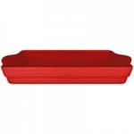 RAK Porcelain Chef's Fusion 40 oz. Ember Red Porcelain Frying Pan - 6/Case