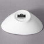 10 Strawberry Street WTR-5DPOVLBWL Whittier 4 oz. White Oval Porcelain Bowl Tid Bit Tray - 36/Case