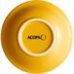 Acopa Capri 4.5 oz. Mango Orange Stoneware Fruit Bowl / Monkey Dish - 12/Pack