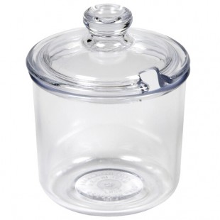 Vollrath 528T-13 Dripcut® Clear Polycarbonate Condiment Jar Lid Vollrath 528T-13 Dripcut® Clear Polycarbonate Condiment Jar Lid