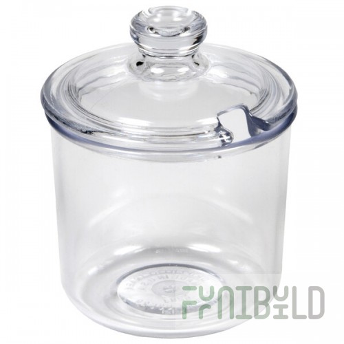Vollrath 528T-13 Dripcut® Clear Polycarbonate Condiment Jar Lid