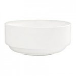 Front of the House Catalyst 3 oz. European White Porcelain Salt and Pepper Shaker Set - 12/Case