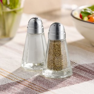 American Metalcraft BPNS115 1.5 oz. Salt and Pepper Shaker - 12/Case