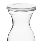 Choice 8.5 oz. Polycarbonate Carafe with Flat Lid - 12/Case