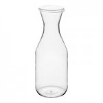 Choice 8.5 oz. Polycarbonate Carafe with Flat Lid - 12/Case
