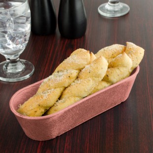 HS Inc. HS1010 Paprika Cracker / Breadstick Basket - 24/Case HS Inc. HS1010 Paprika Cracker / Breadstick Basket - 24/Case