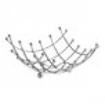 American Metalcraft BAS1 Square Chrome Checker Basket - 8 American Metalcraft BAS1 Square Chrome Checker Basket - 8