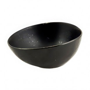 Front of the House Kiln 4 oz. Pepper Porcelain Ramekin - 12/Case