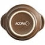 Acopa Embers 2.5 oz. Hickory Brown Matte Stoneware Sauce Cup - 36/Case
