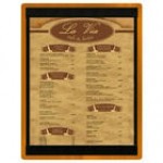 Menu Solutions WDSTR-C Mahogany 8 1/2 Menu Solutions WDSTR-C Mahogany 8 1/2