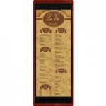 Menu Solutions WDSTR-C Mahogany 8 1/2 Menu Solutions WDSTR-C Mahogany 8 1/2